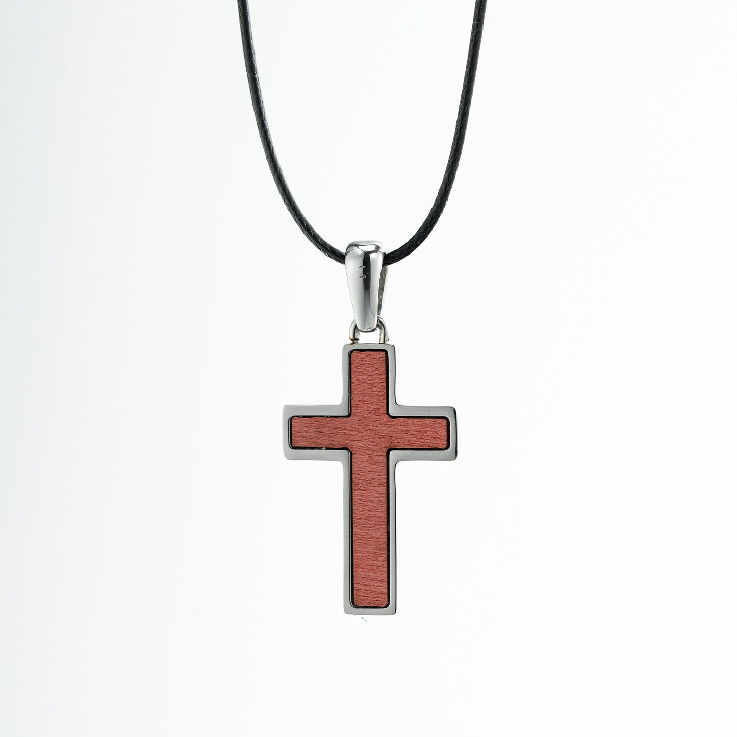 GIVELUCK Stainless steel wooden core cross