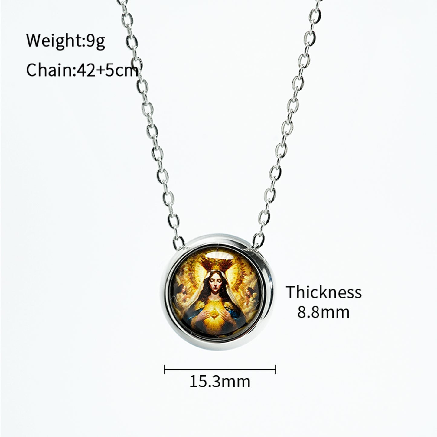 GIVELUCK stainless steel small perfect silver non opening and closing - customized