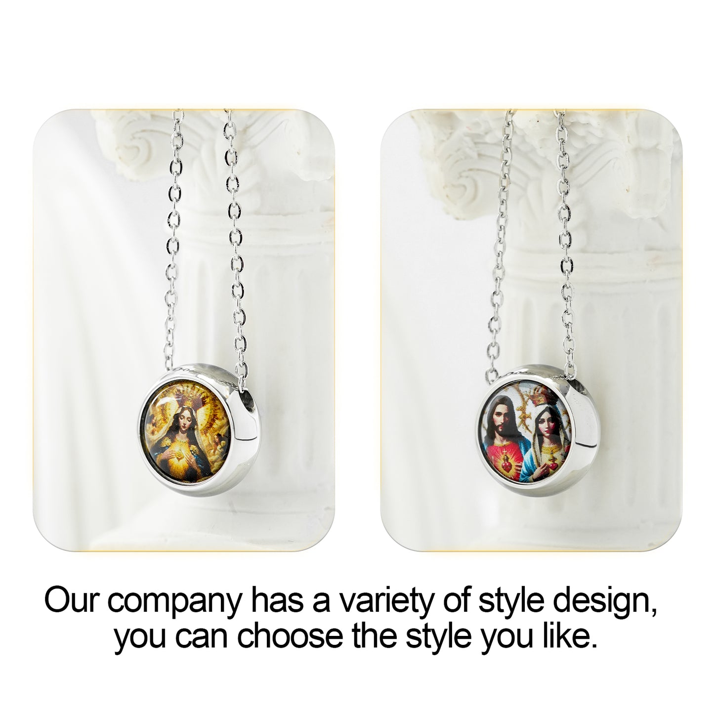 GIVELUCK stainless steel small perfect silver non opening and closing - customized