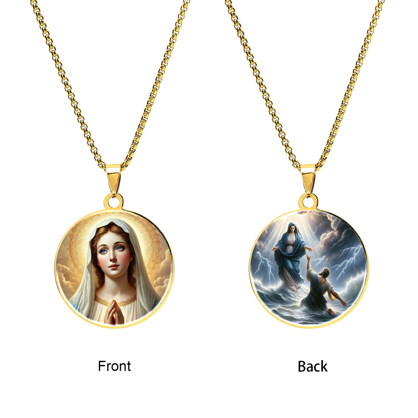 GIVELUCK stainless steel Brand Painted Circular Golden - Customized