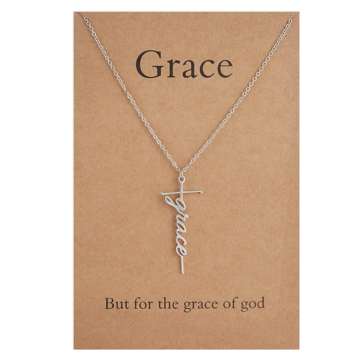 GIVELUCK Silver cut cross, customized pattern