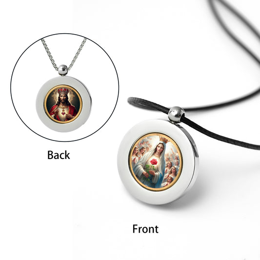 GIVELUCK Stainless steel double-sided small circle - customized