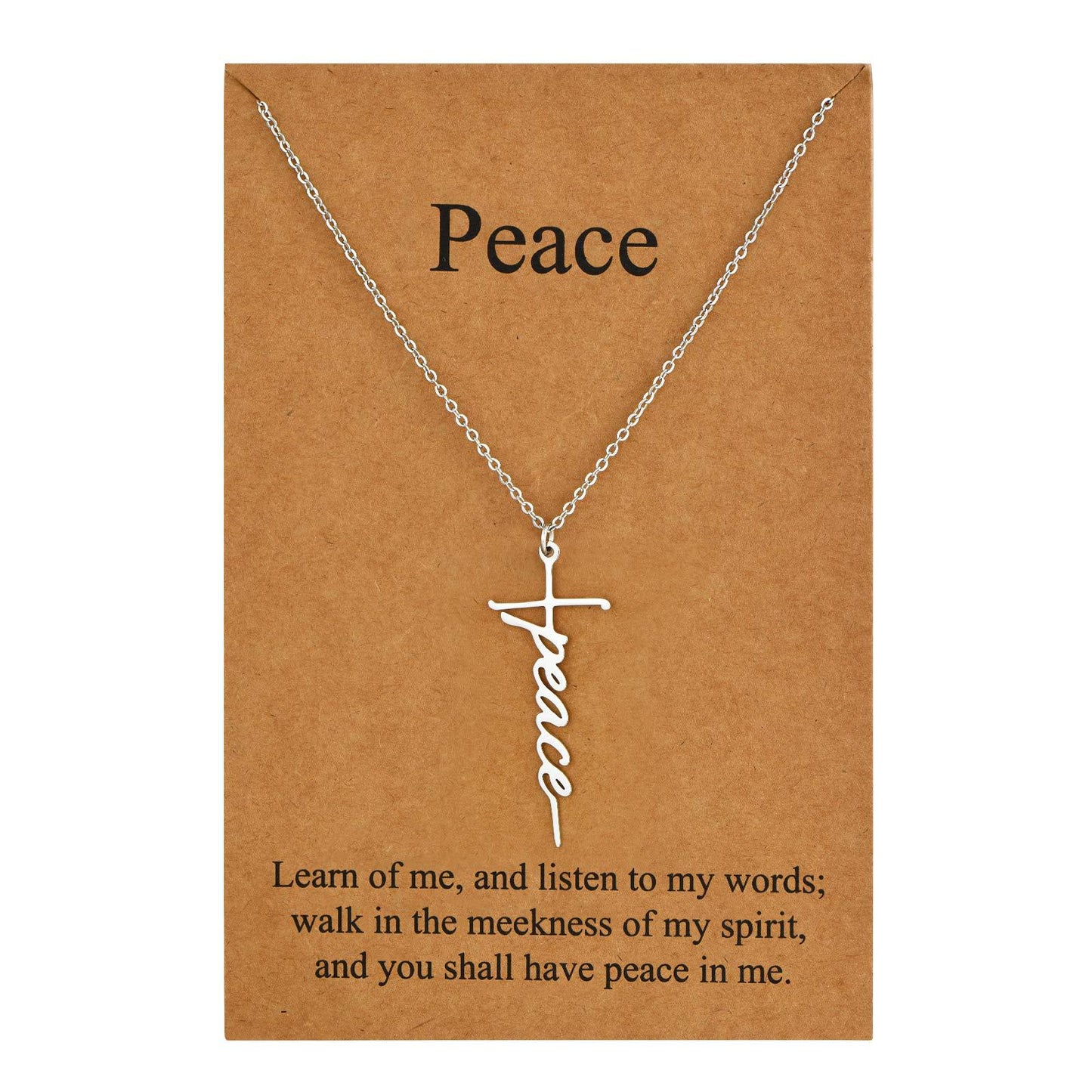 GIVELUCK Silver cut cross, customized pattern