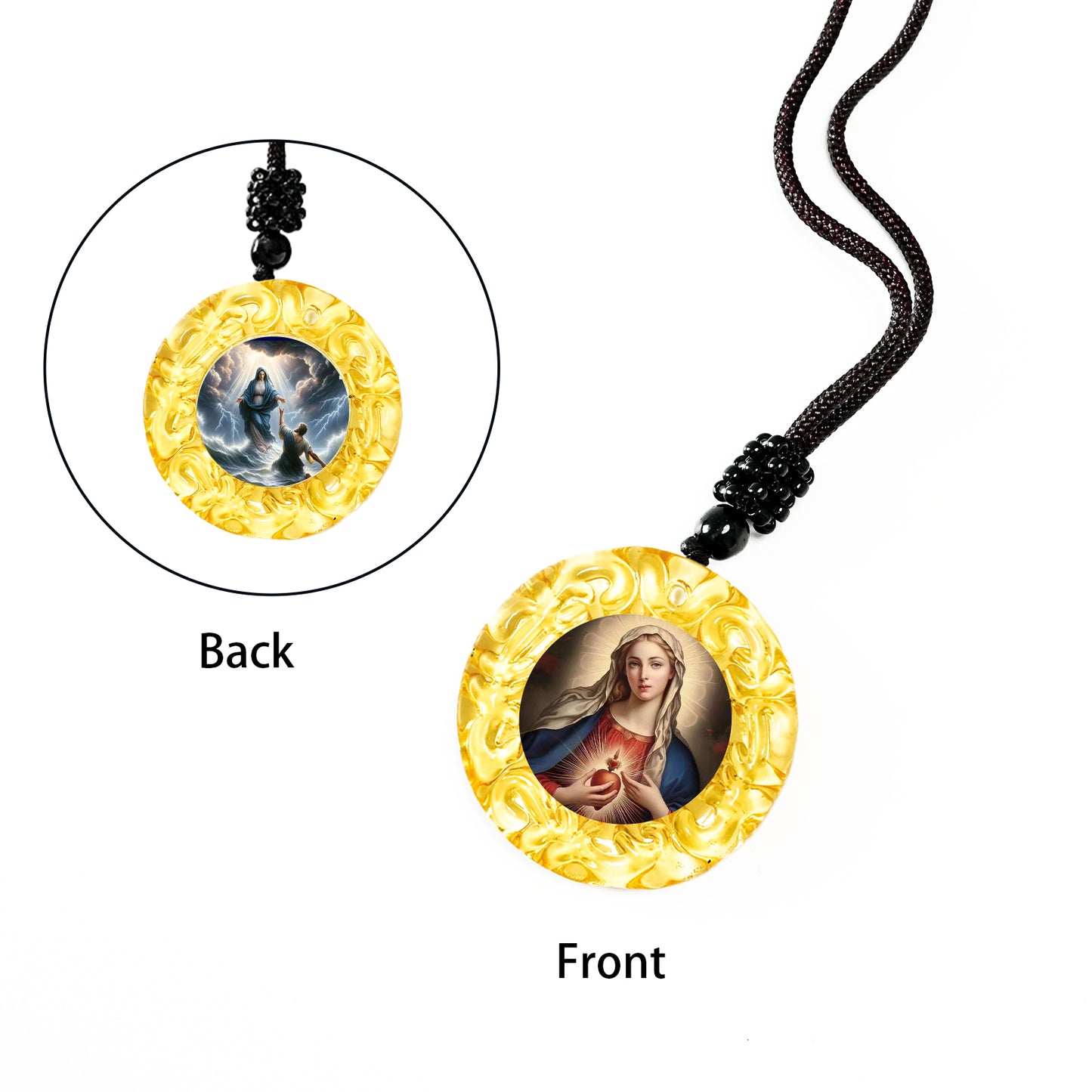 GIVLLUCK Glass small circle - yellow - pattern customization