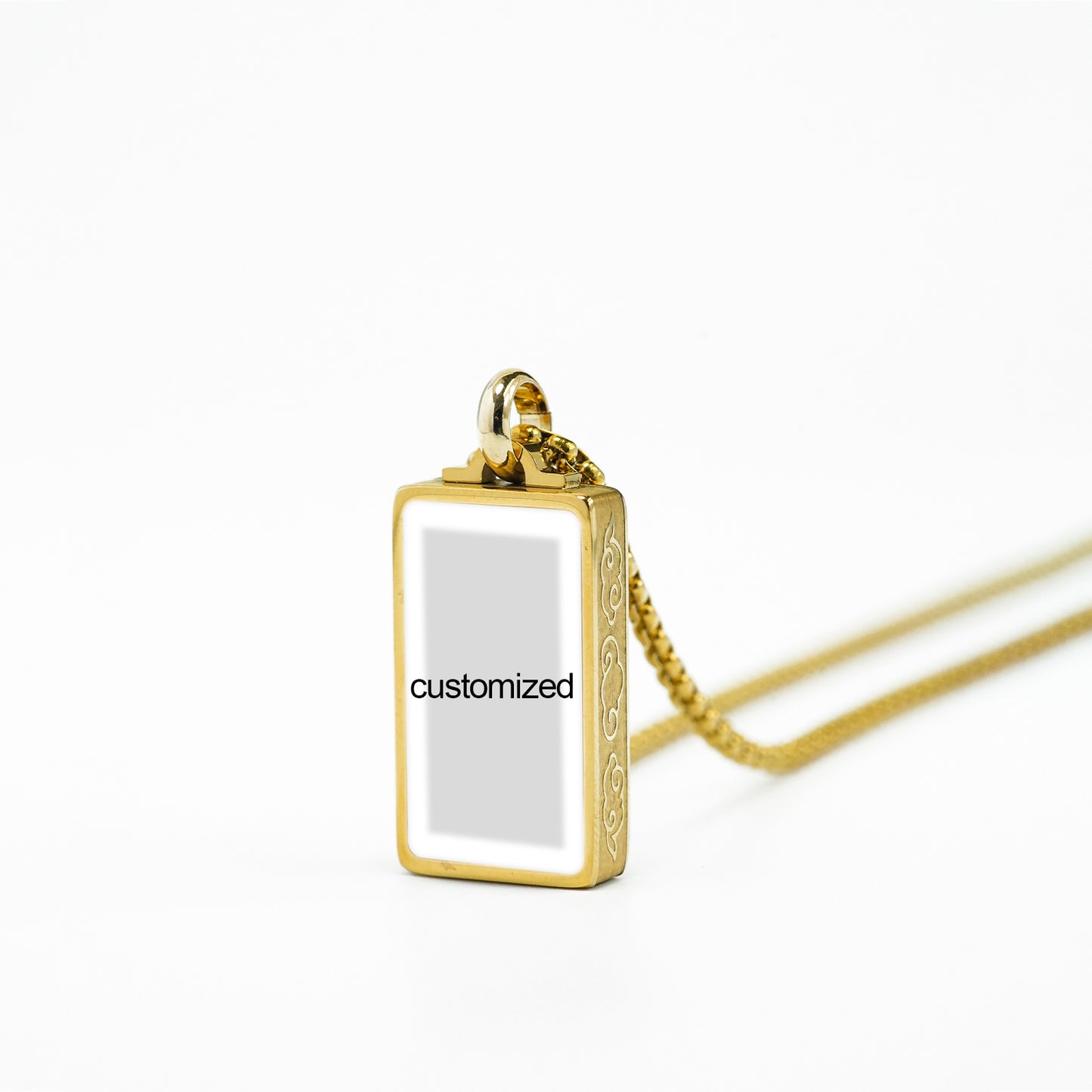 GIVELUCK Stainless Steel Fangtang Pendant Gold Large - Customized