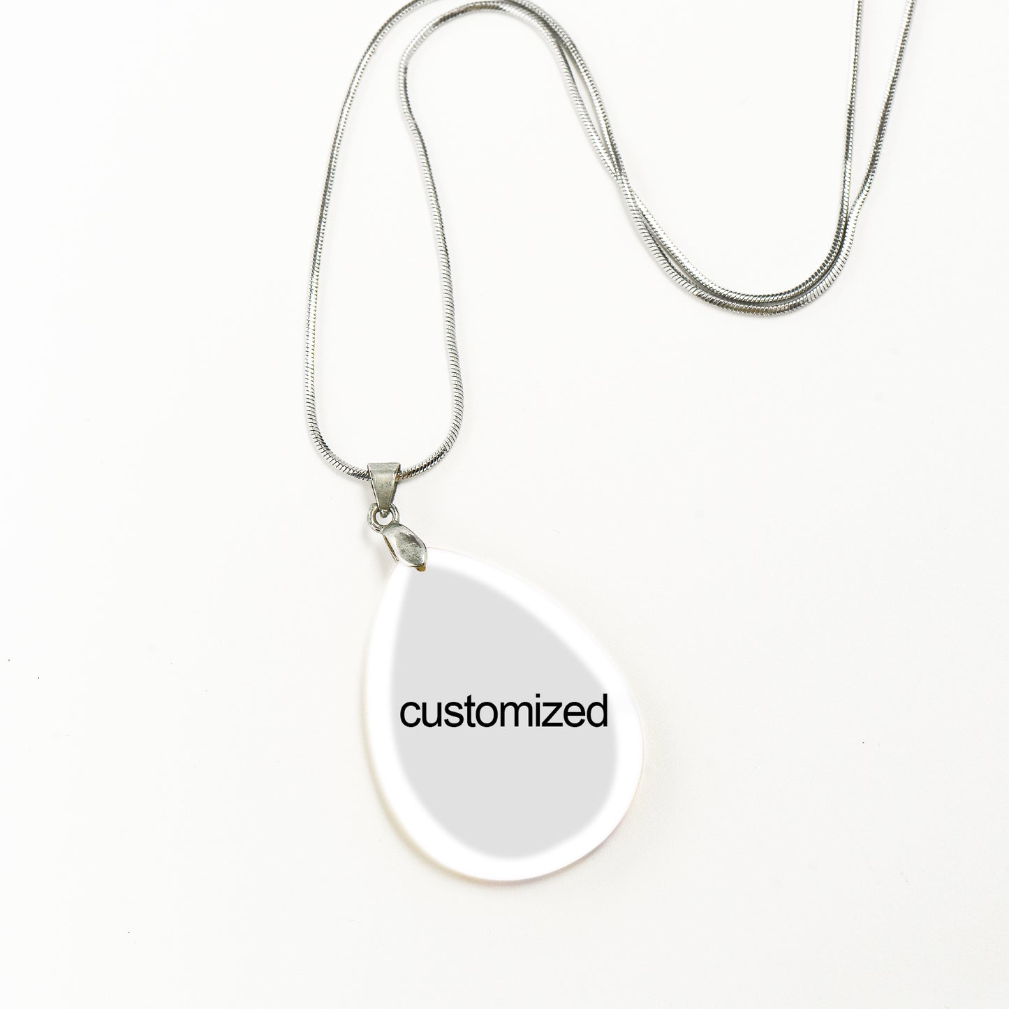 GIVELUCK Crystal Thangka Pendant Water Drop Shape - Customized