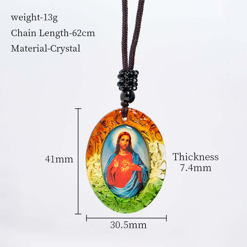 GIVELUCK Customized small oval pattern of glass