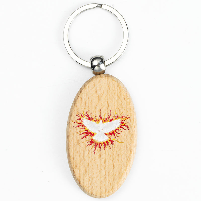 GIVELUCK Wooden multi-shaped keychain - pattern customization