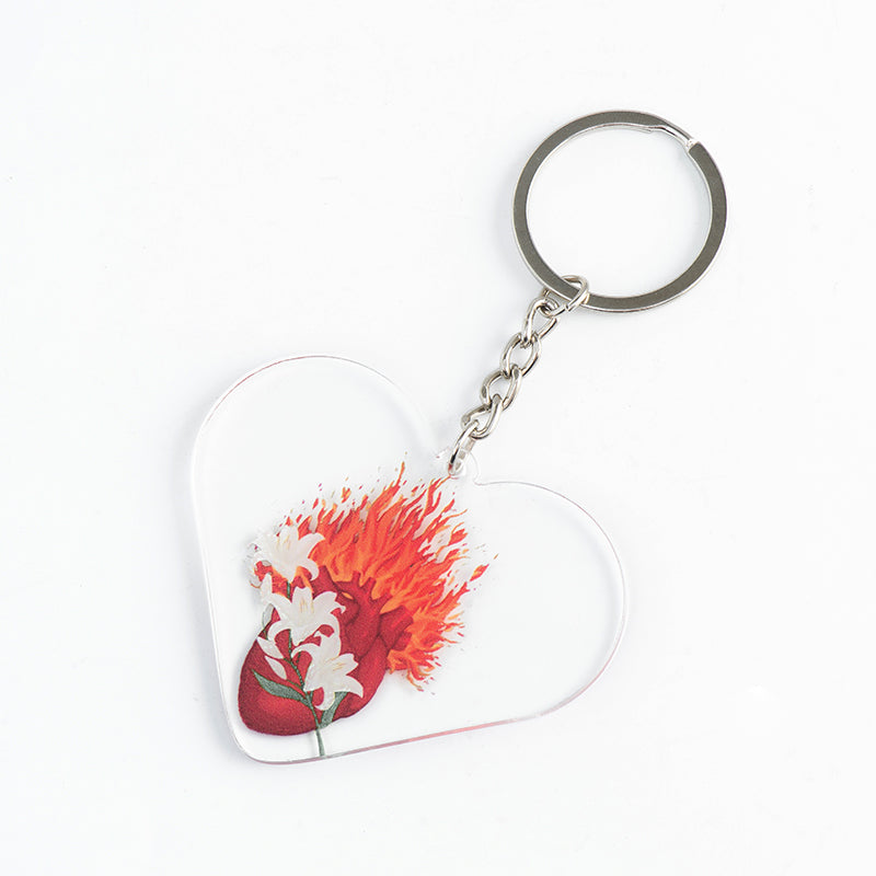 GIVELUCK Acrylic keychain, with customizable pattern and shape