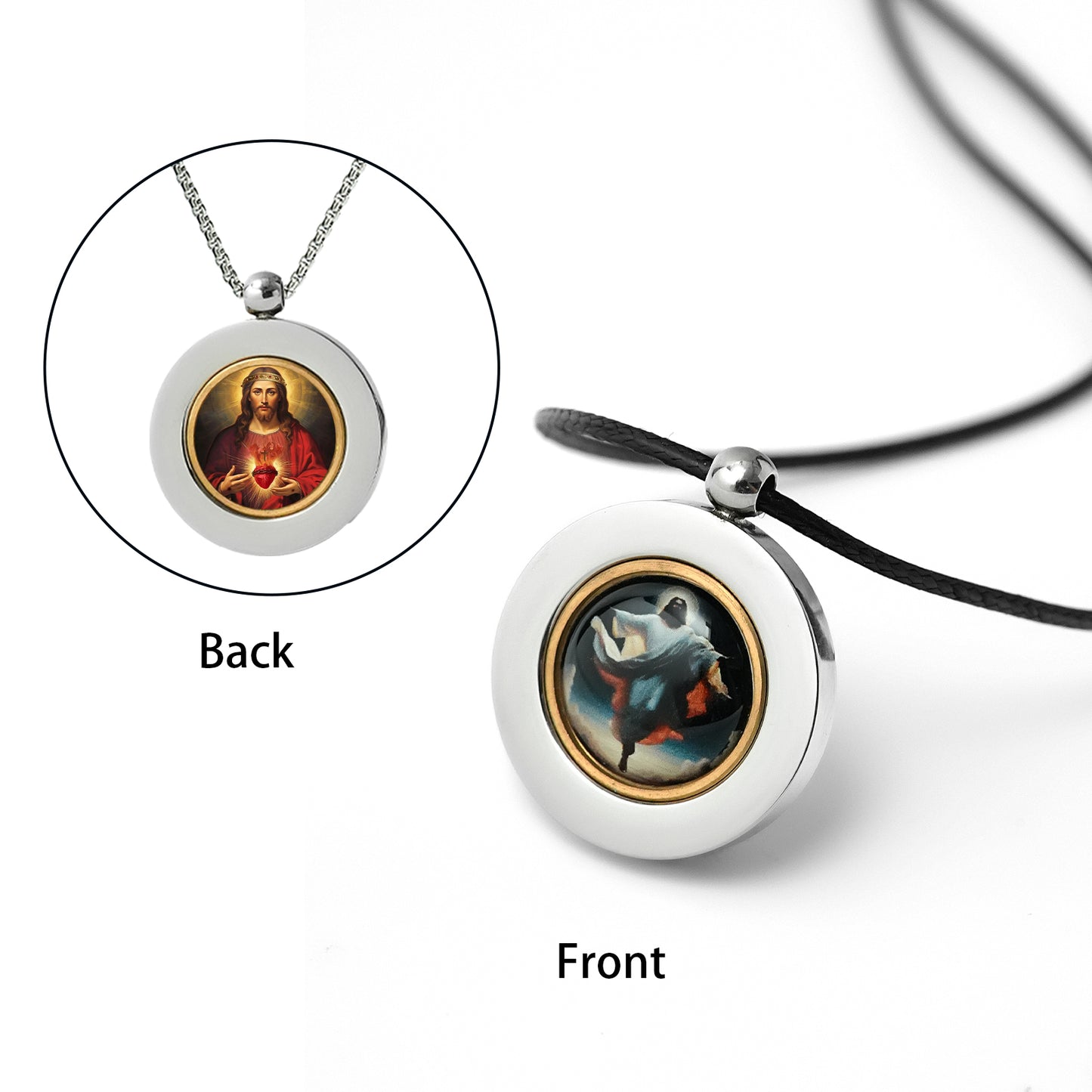 GIVELUCK Stainless steel double-sided small circle - customized