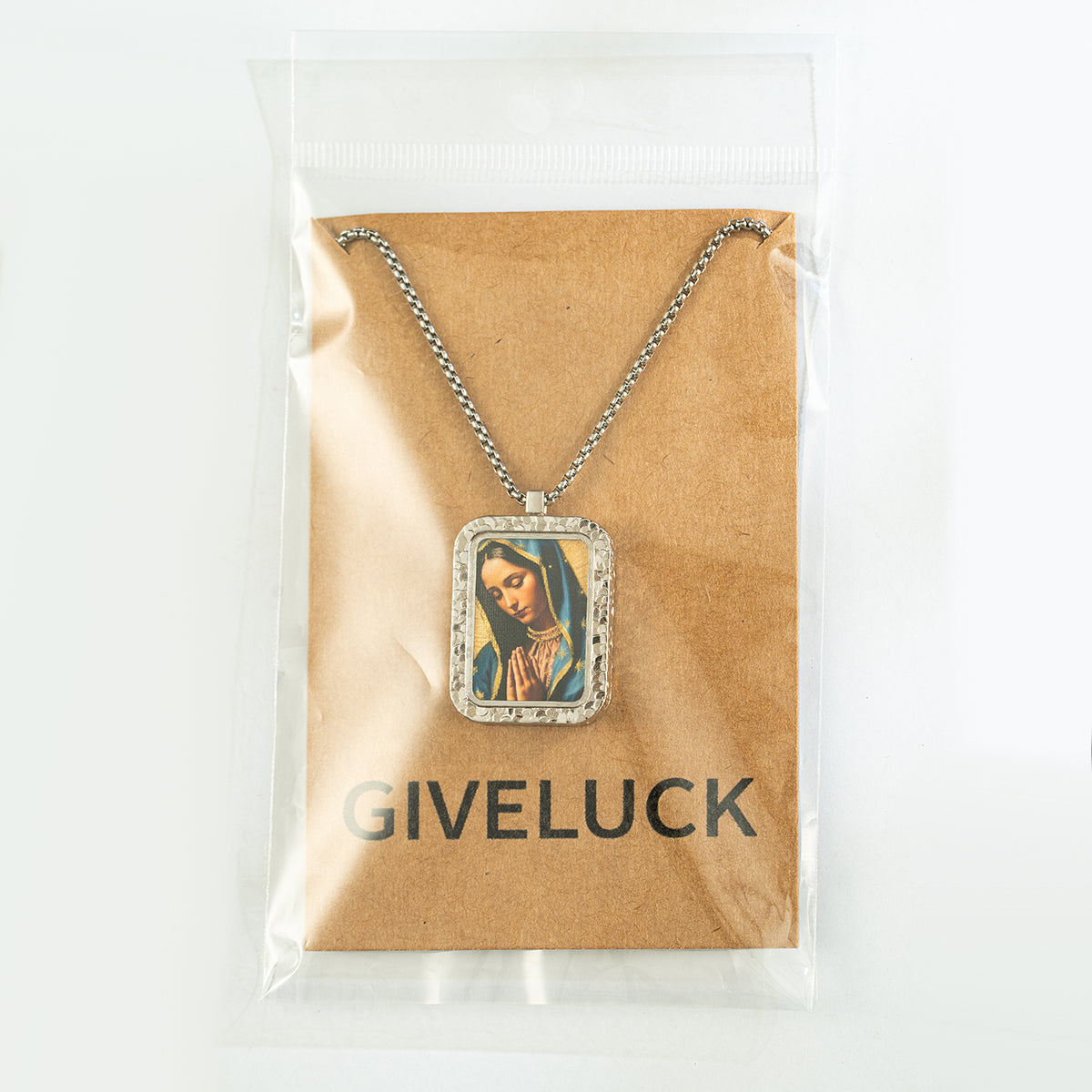 GIVELUCK White copper crushed ice rectangular gold painting canvas box - pattern customization