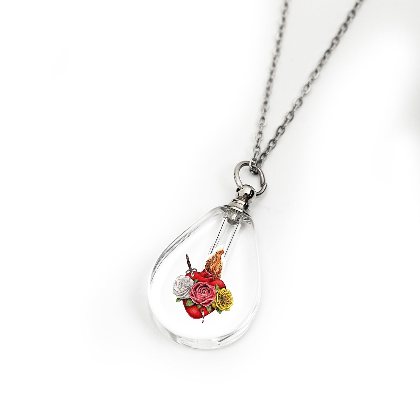 GIVELUCK Customized Crystal Ruyi Treasure Bottle Water Drop Pattern