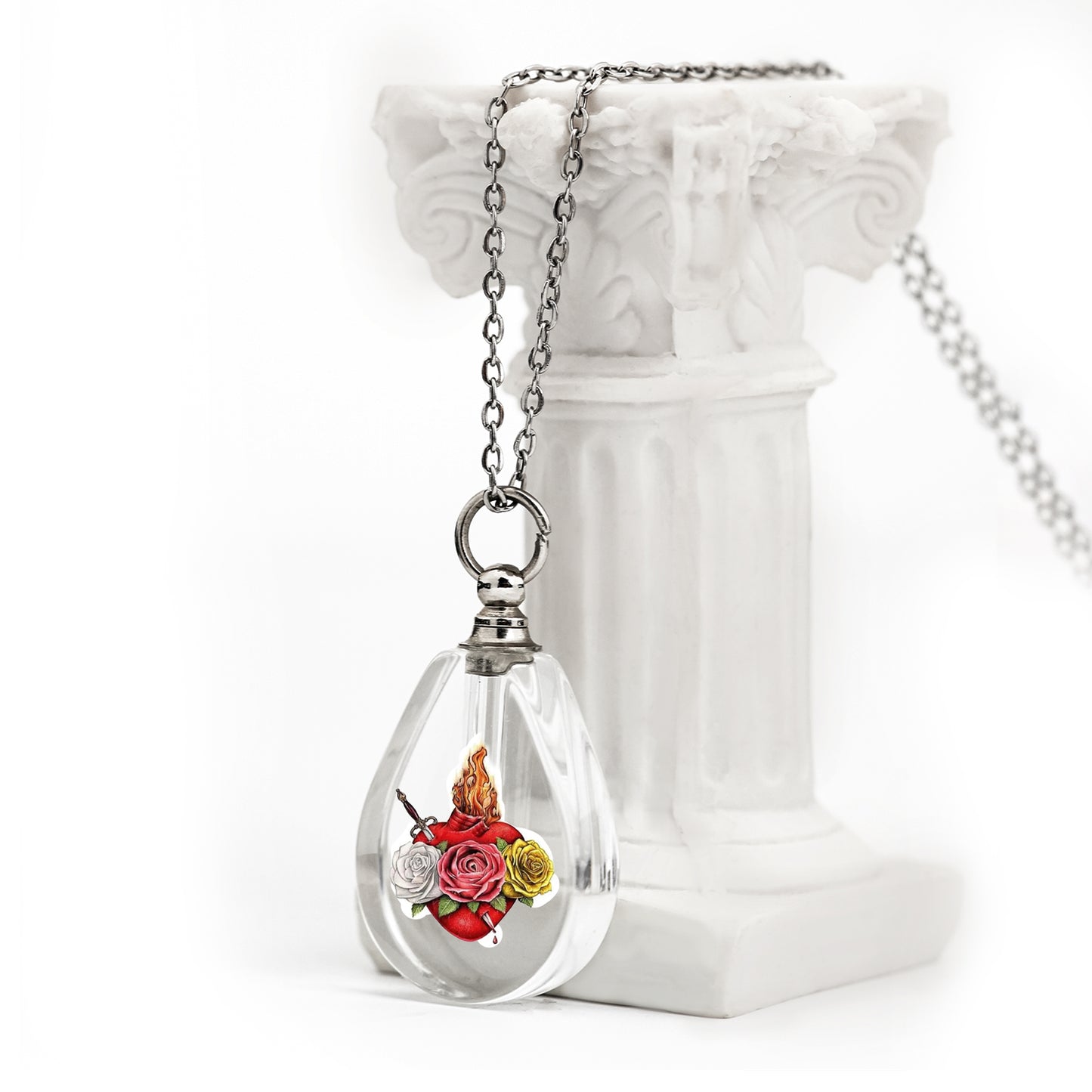 GIVELUCK Customized Crystal Ruyi Treasure Bottle Water Drop Pattern