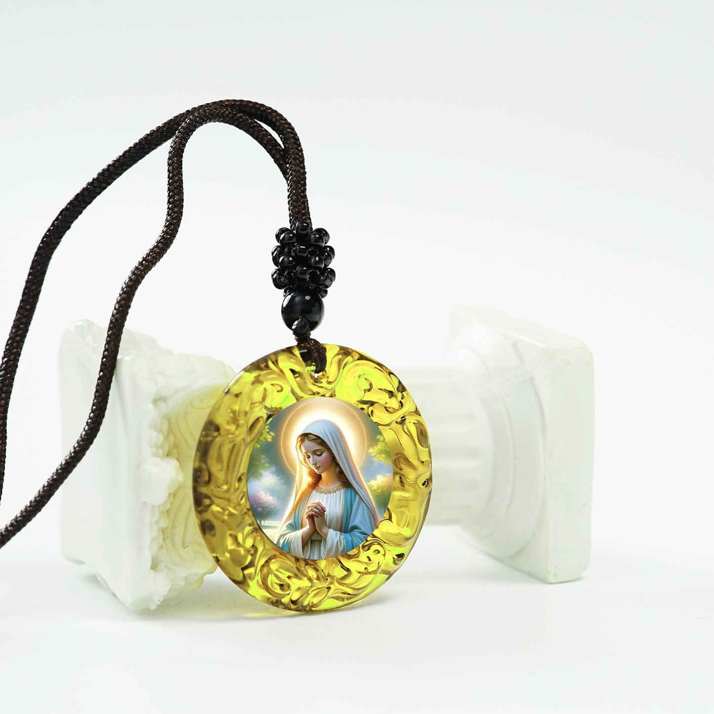 GIVLLUCK Glass small circle - yellow - pattern customization