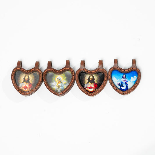 GIVELUCK Leather shell pendant necklace with various shapes and styles - pattern customization