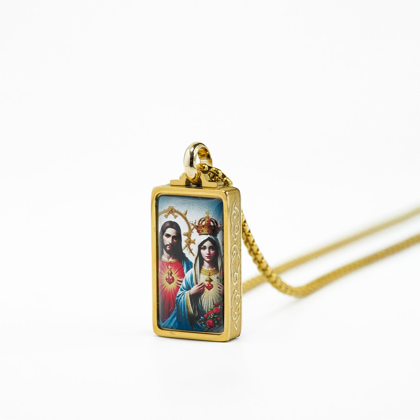 GIVELUCK Stainless Steel Fangtang Pendant Gold Large - Customized