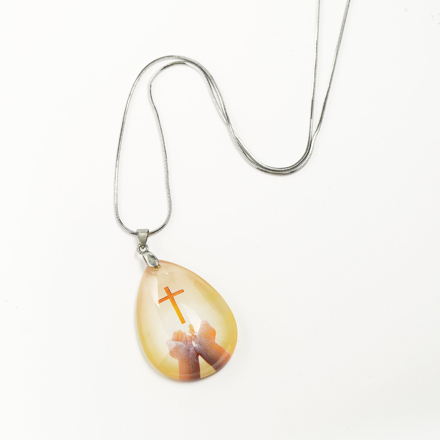 GIVELUCK Crystal Thangka Pendant Water Drop Shape - Customized