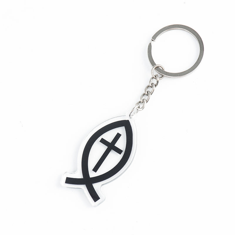 GIVELUCK Acrylic keychain, with customizable pattern and shape