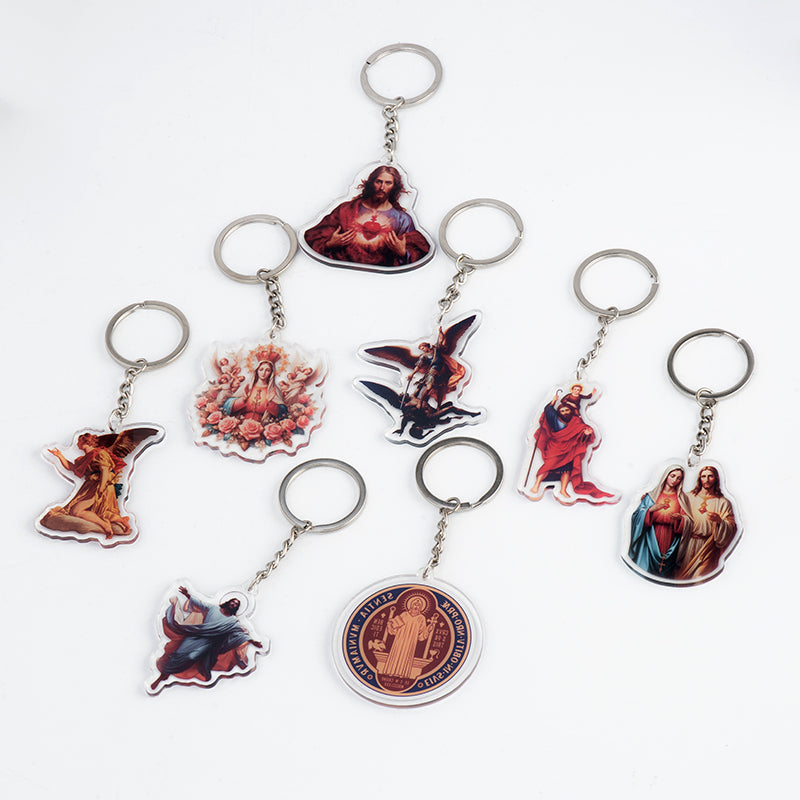 GIVELUCK Acrylic keychain, with customizable pattern and shape