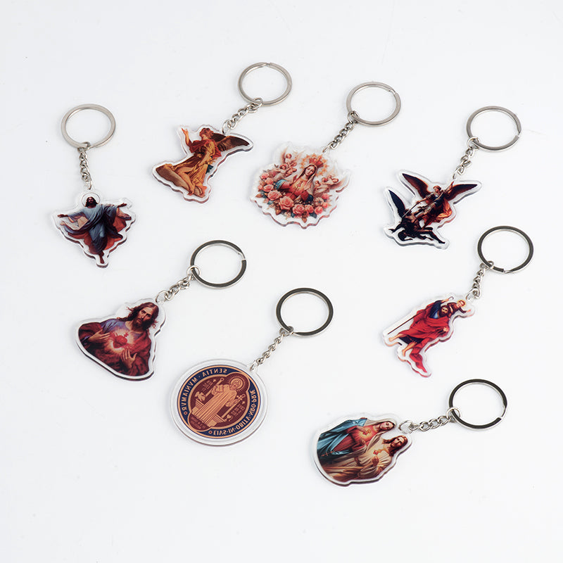 GIVELUCK Acrylic keychain, with customizable pattern and shape