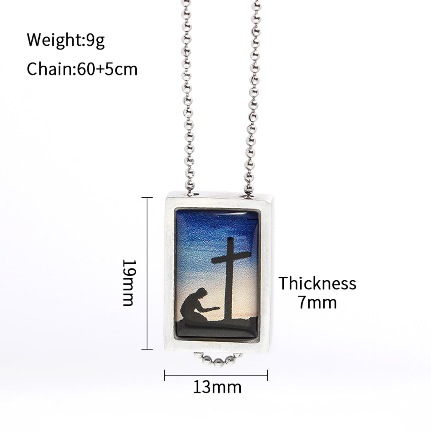 GIVELUCK Stainless Steel Fangtang Pendant - Customized