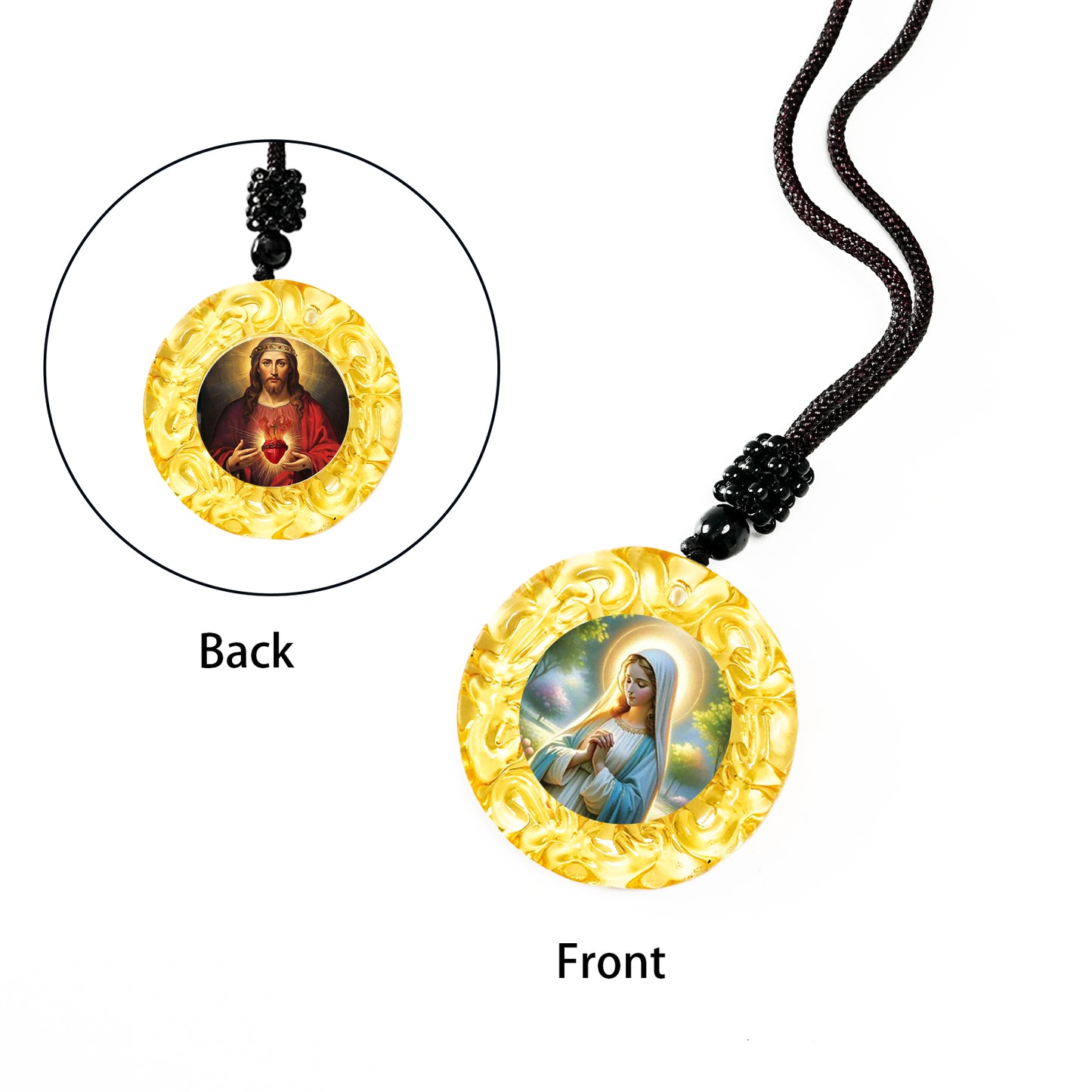 GIVLLUCK Glass small circle - yellow - pattern customization