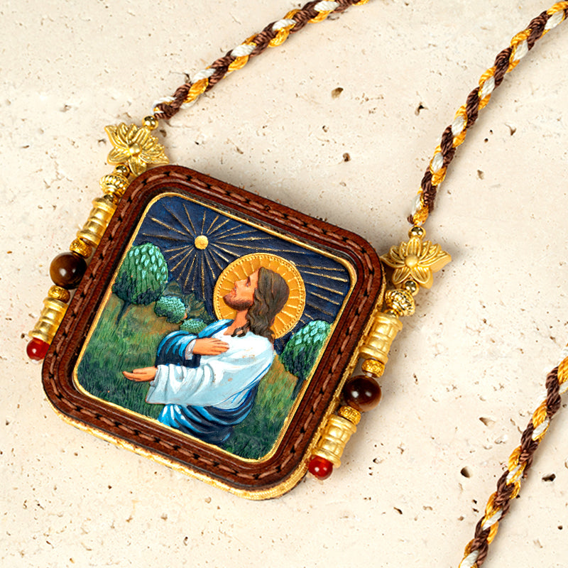GIVELUCK Jesus wipes - Gold-winged design - Customized pattern