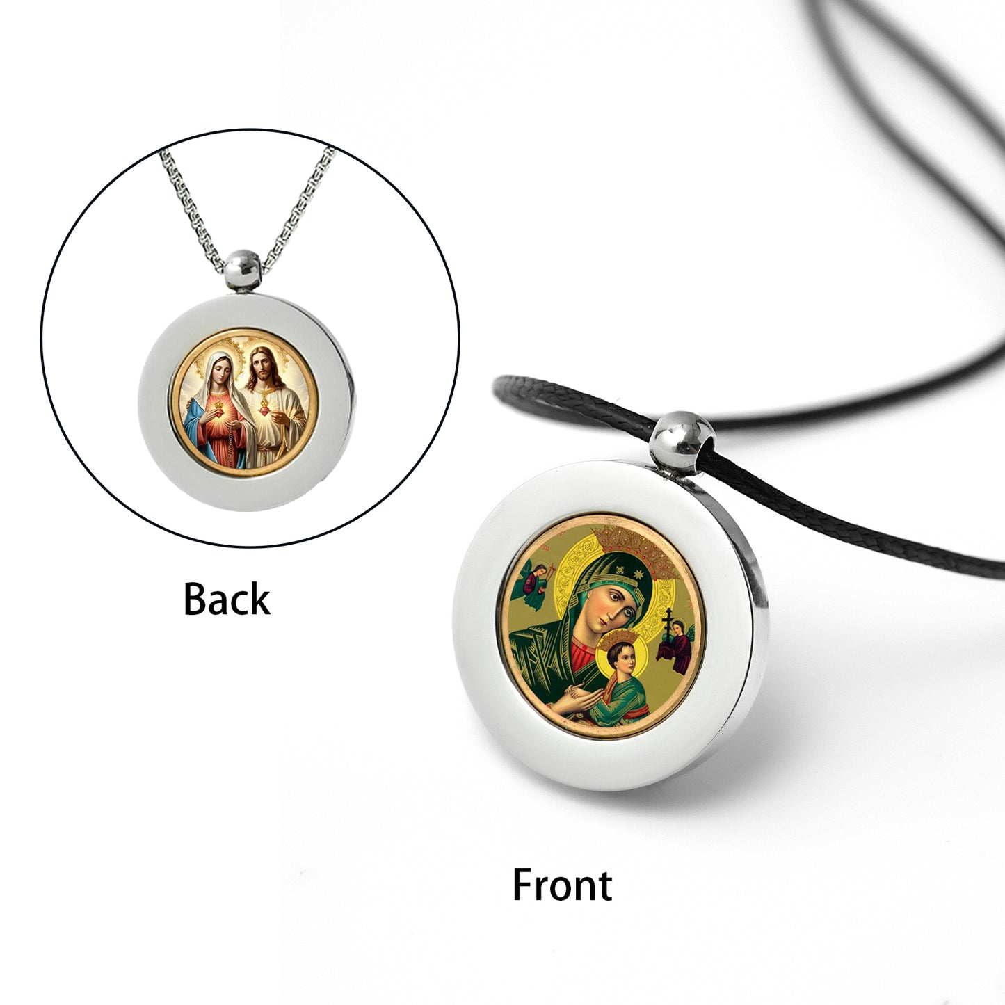 GIVELUCK Stainless steel double-sided small circle - customized