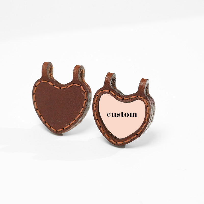 GIVELUCK Leather shell pendant necklace with various shapes and styles - pattern customization