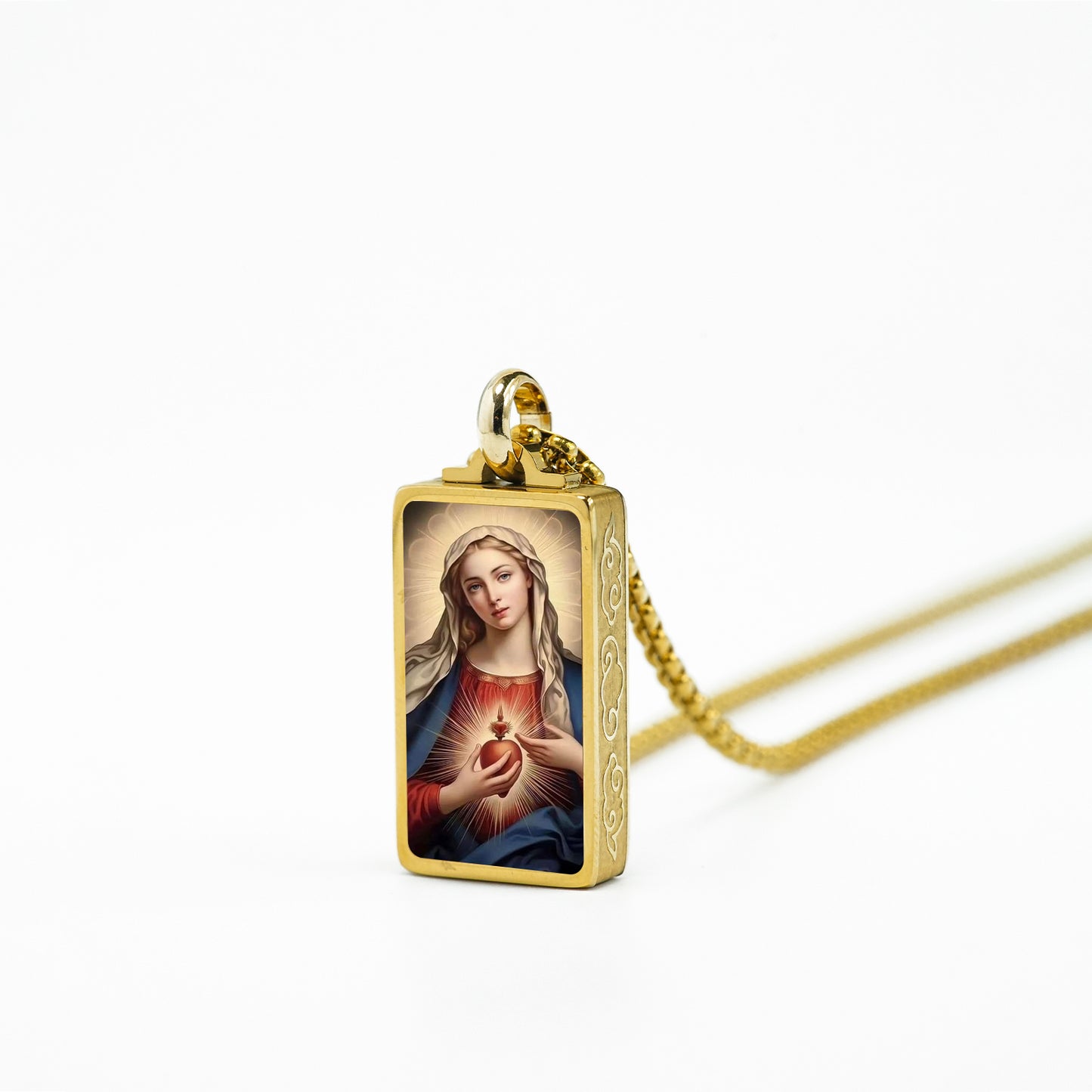GIVELUCK Stainless Steel Fangtang Pendant Gold Large - Customized