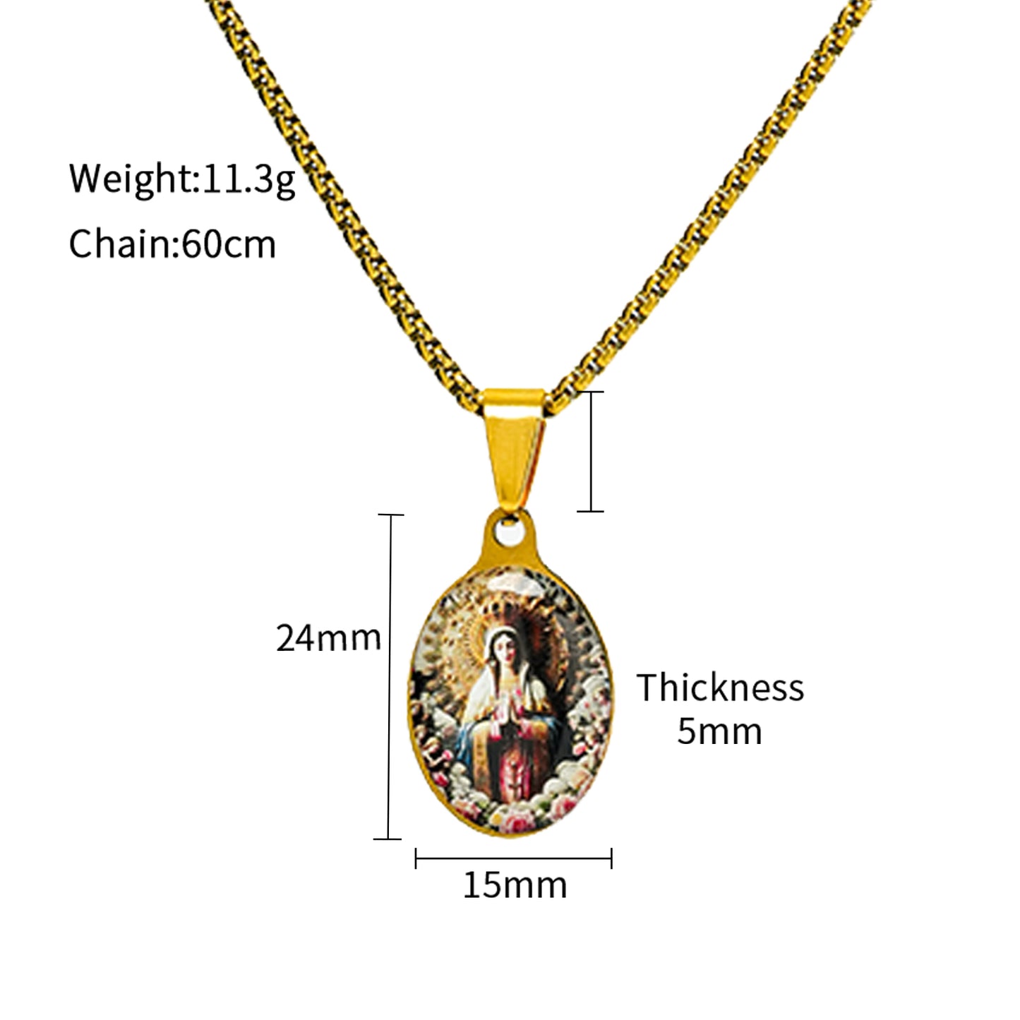 GIVELUCK stainless steel plate painted oval gold 2.0cm * 1.5cm - customized