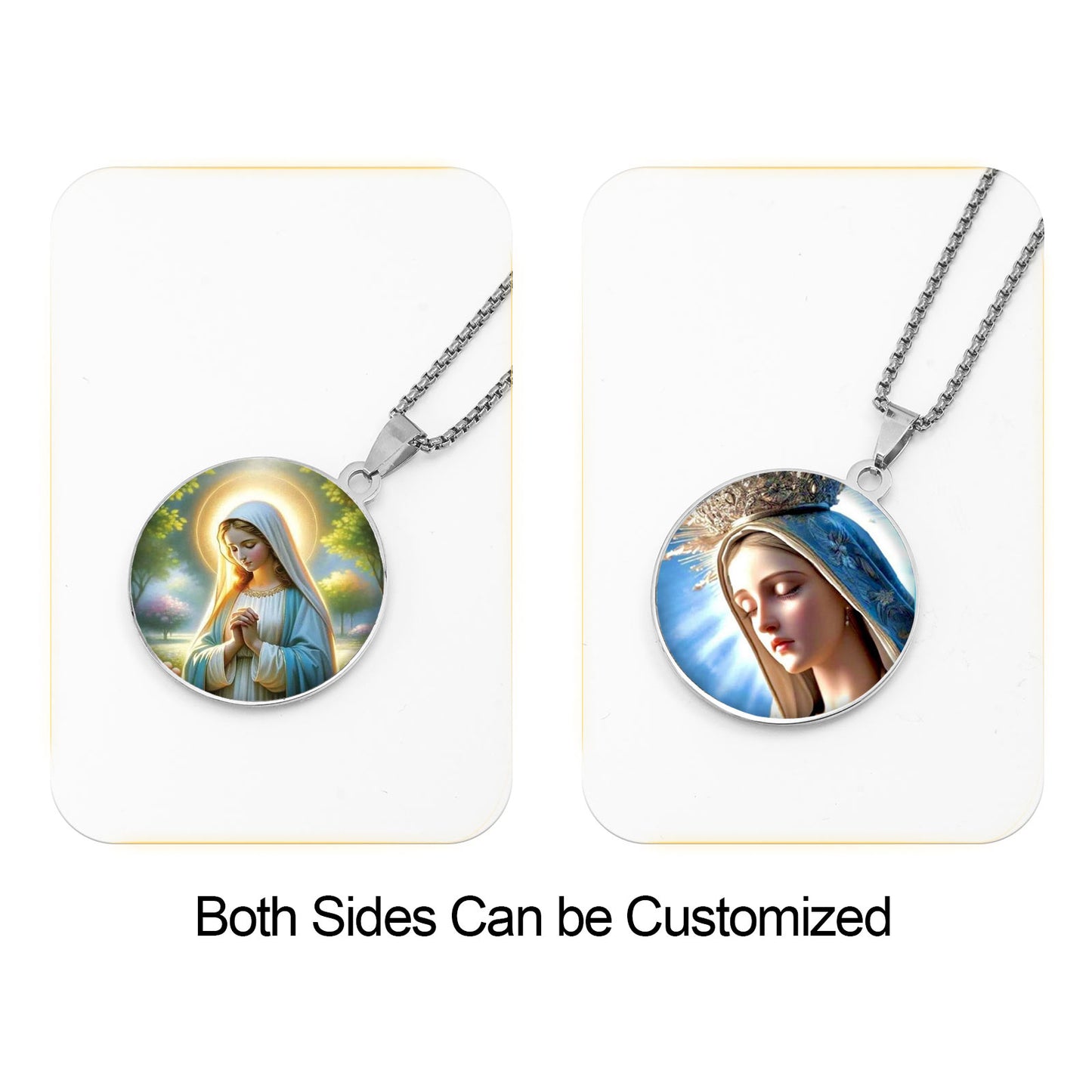GIVELUCK stainless steel Brand Painted Circular Silver - Customization