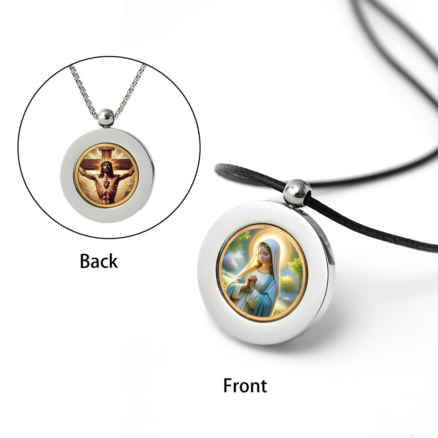GIVELUCK Stainless steel double-sided small circle - customized