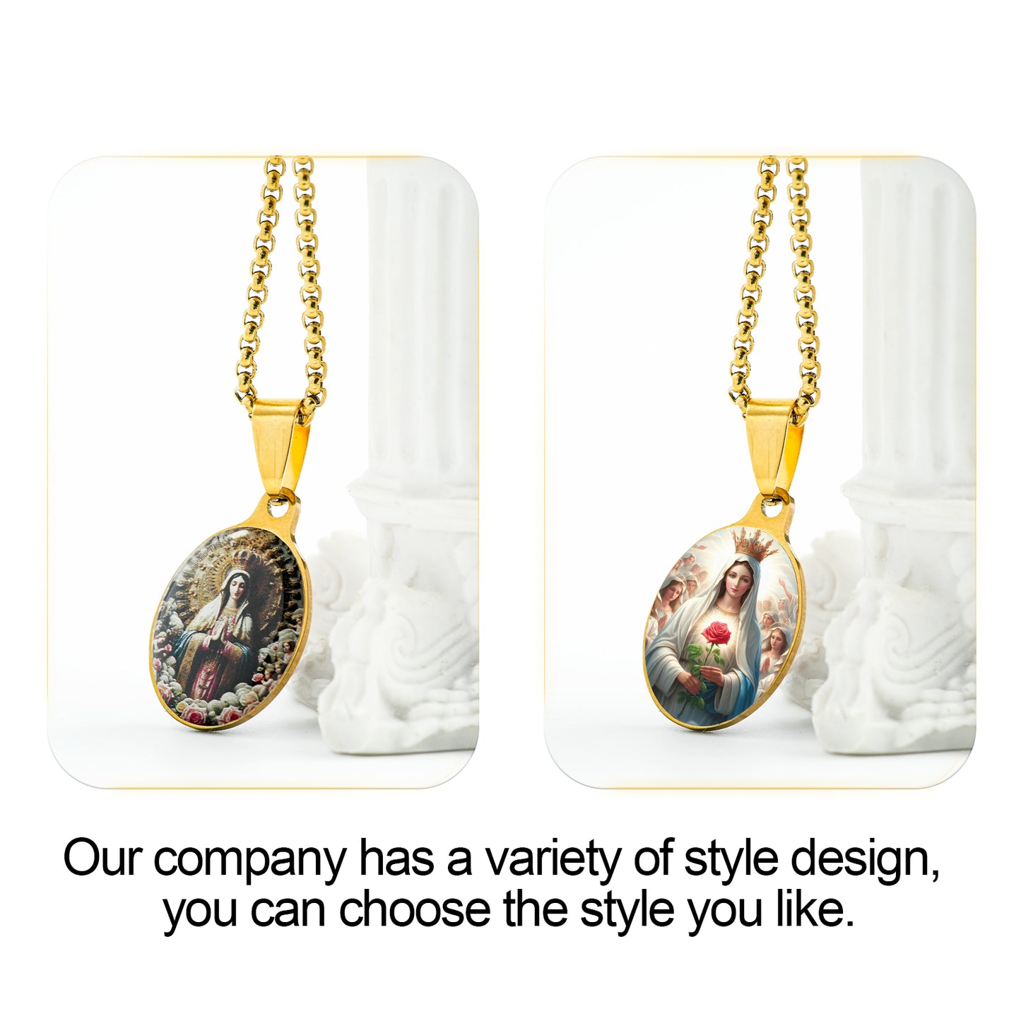 GIVELUCK stainless steel plate painted oval gold 2.0cm * 1.5cm - customized