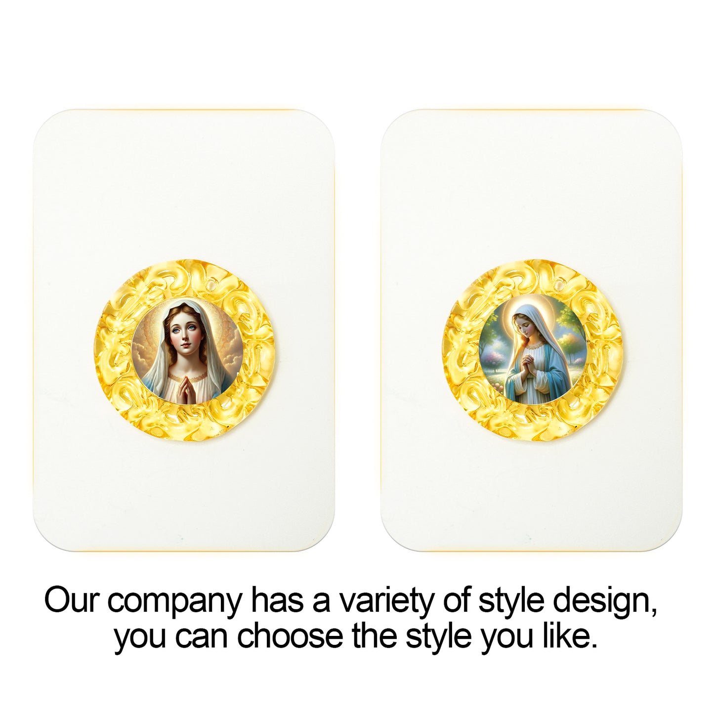 GIVLLUCK Glass small circle - yellow - pattern customization