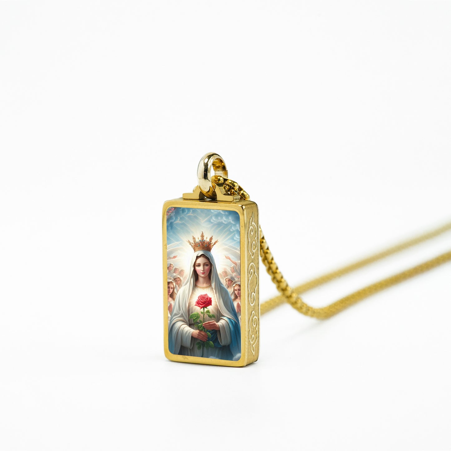 GIVELUCK Stainless Steel Fangtang Pendant Gold Large - Customized