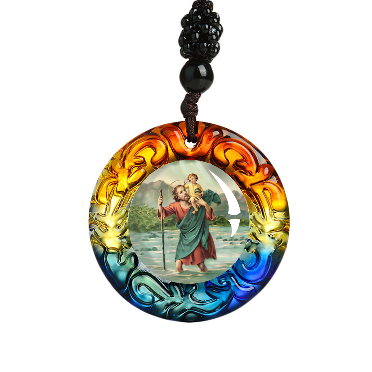 GIVELUCK Customized Glass Small Round Pattern