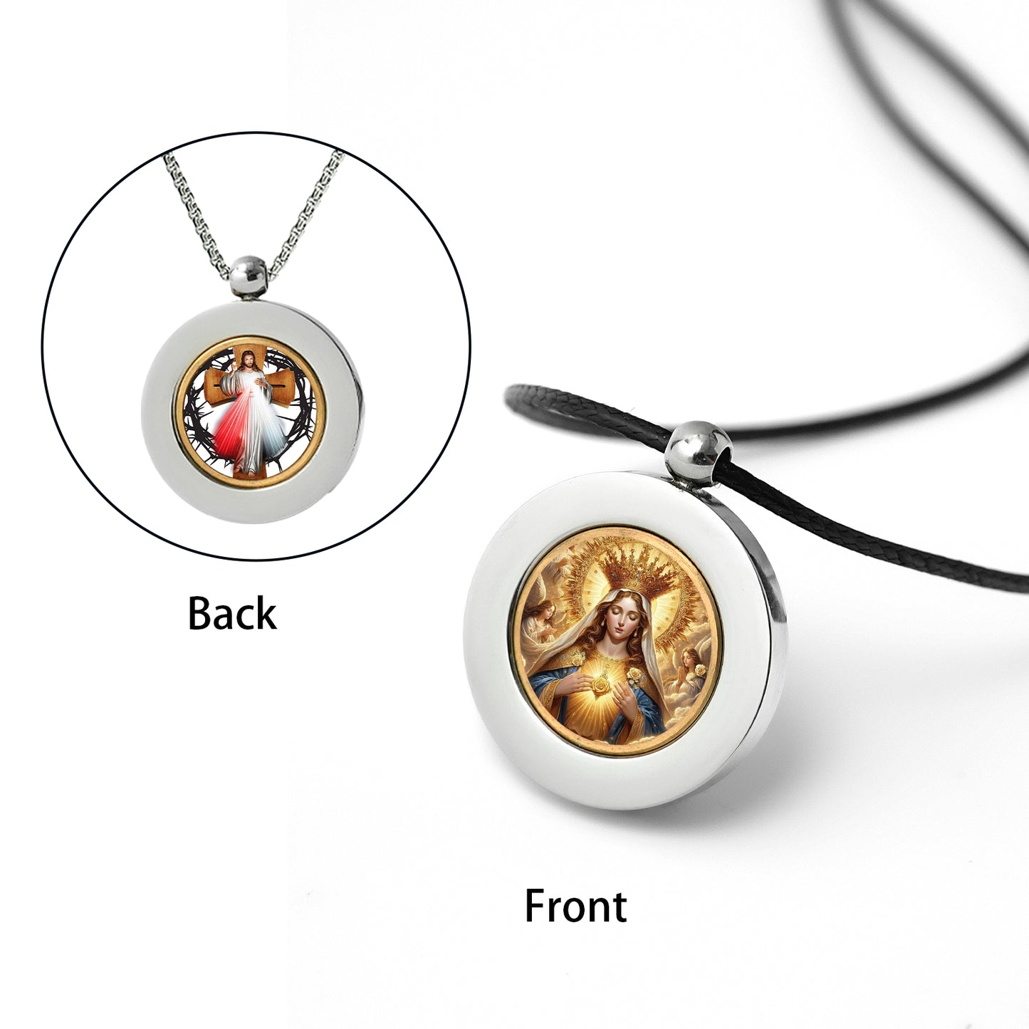 GIVELUCK Stainless steel double-sided small circle - customized
