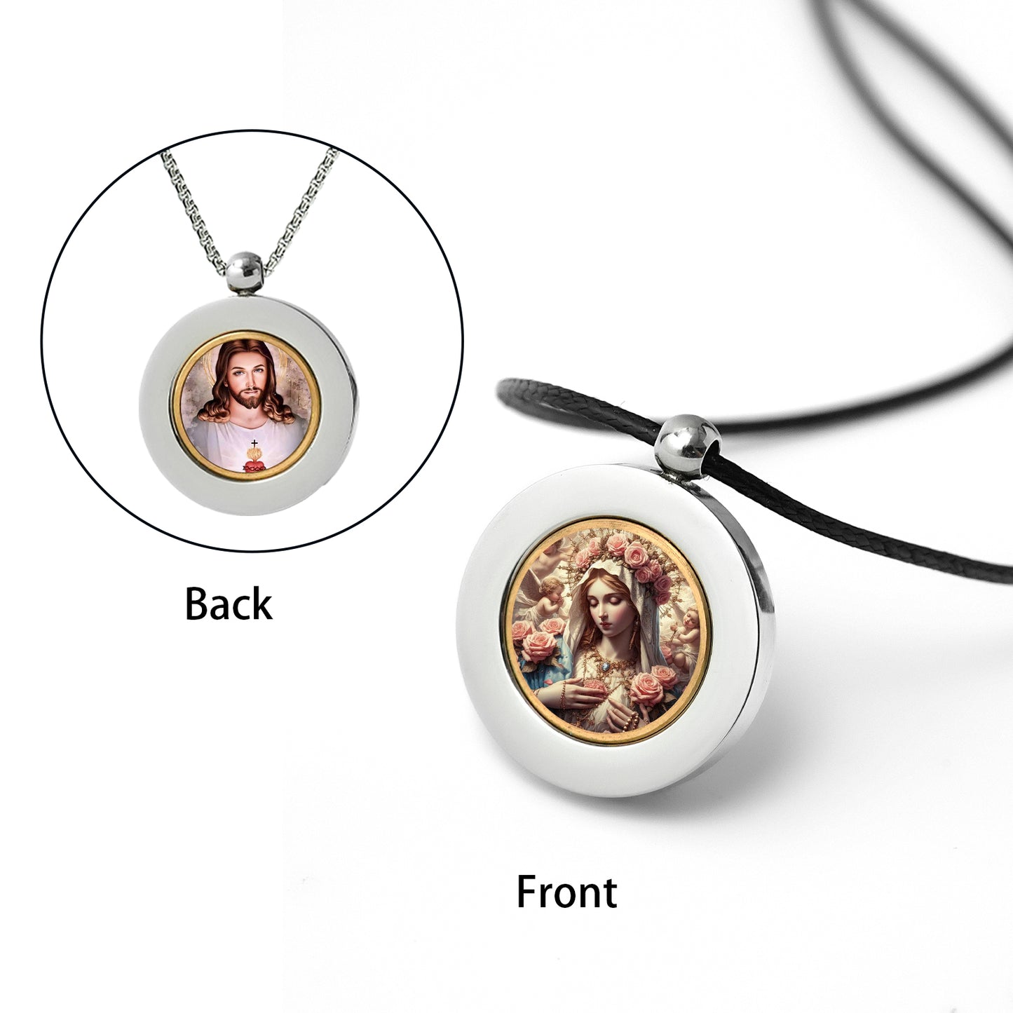 GIVELUCK Stainless steel double-sided small circle - customized