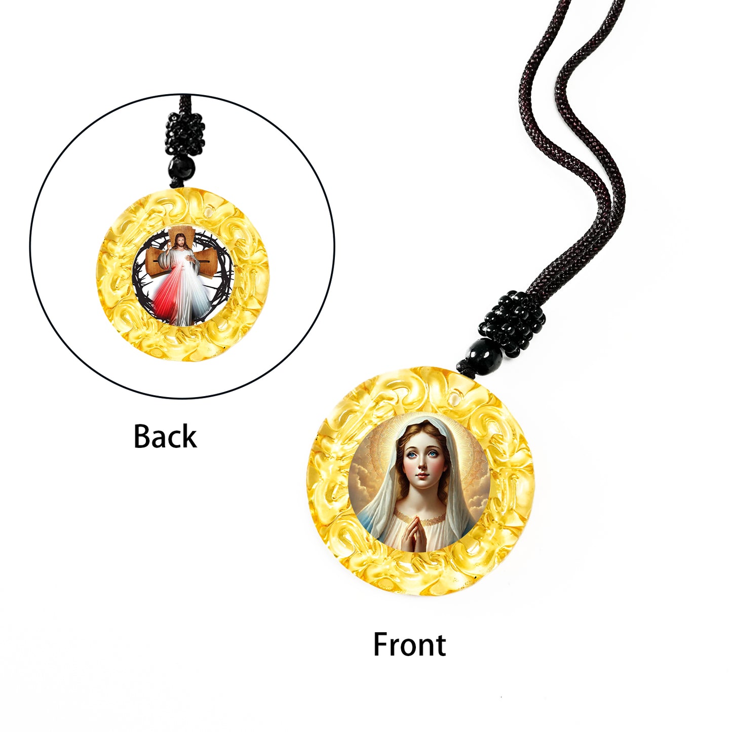 GIVLLUCK Glass small circle - yellow - pattern customization