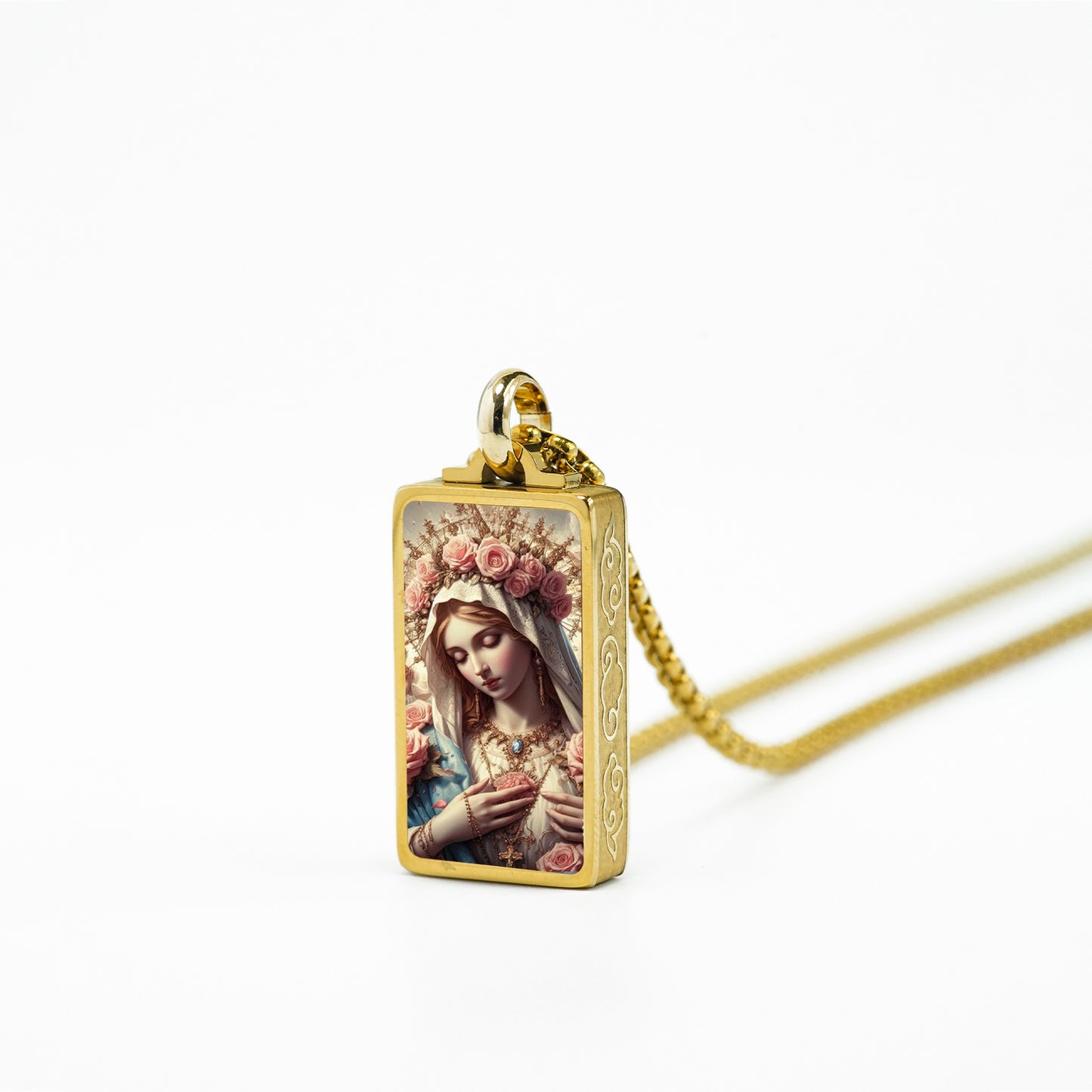 GIVELUCK Stainless Steel Fangtang Pendant Gold Large - Customized