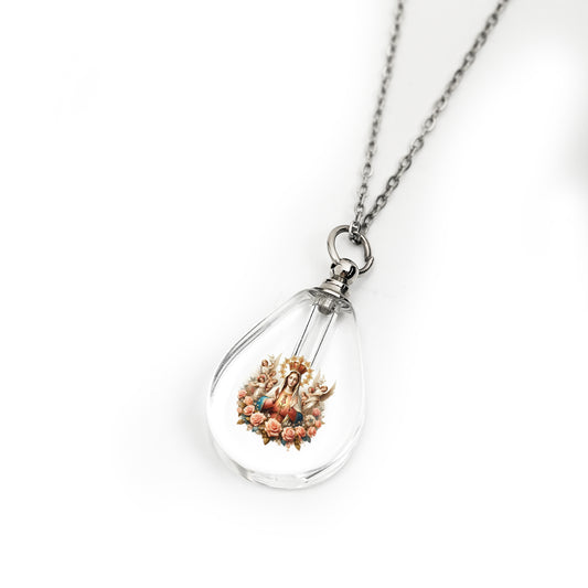 GIVELUCK Customized Crystal Ruyi Treasure Bottle Water Drop Pattern