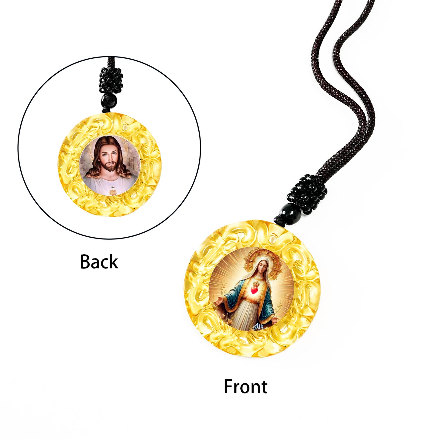 GIVLLUCK Glass small circle - yellow - pattern customization