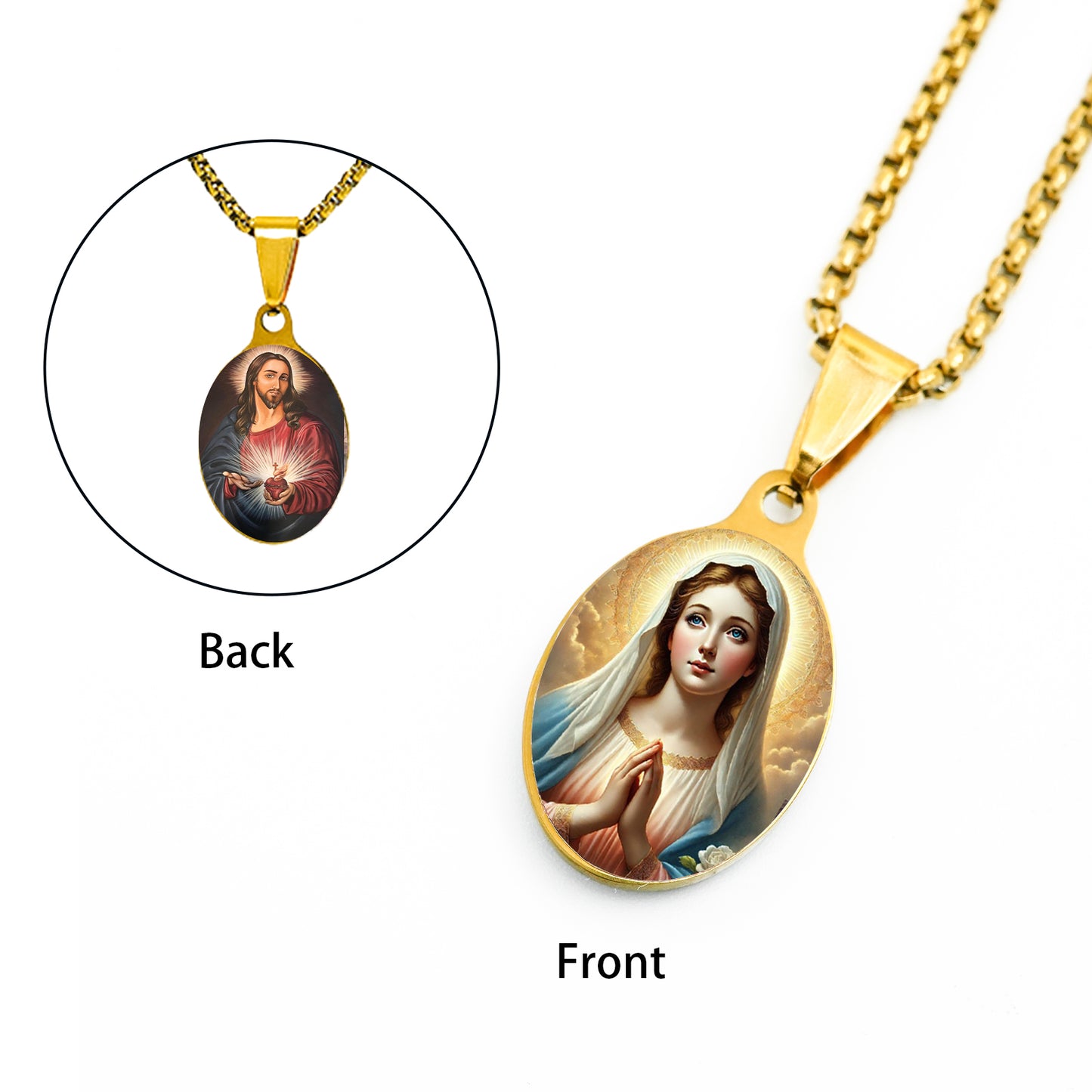 GIVELUCK stainless steel plate painted oval gold 2.0cm * 1.5cm - customized