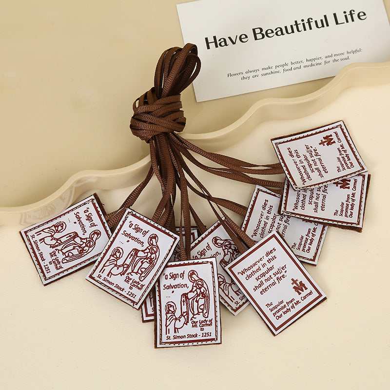 GIVELUCK Leather shoulder blade necklace, customized pattern
