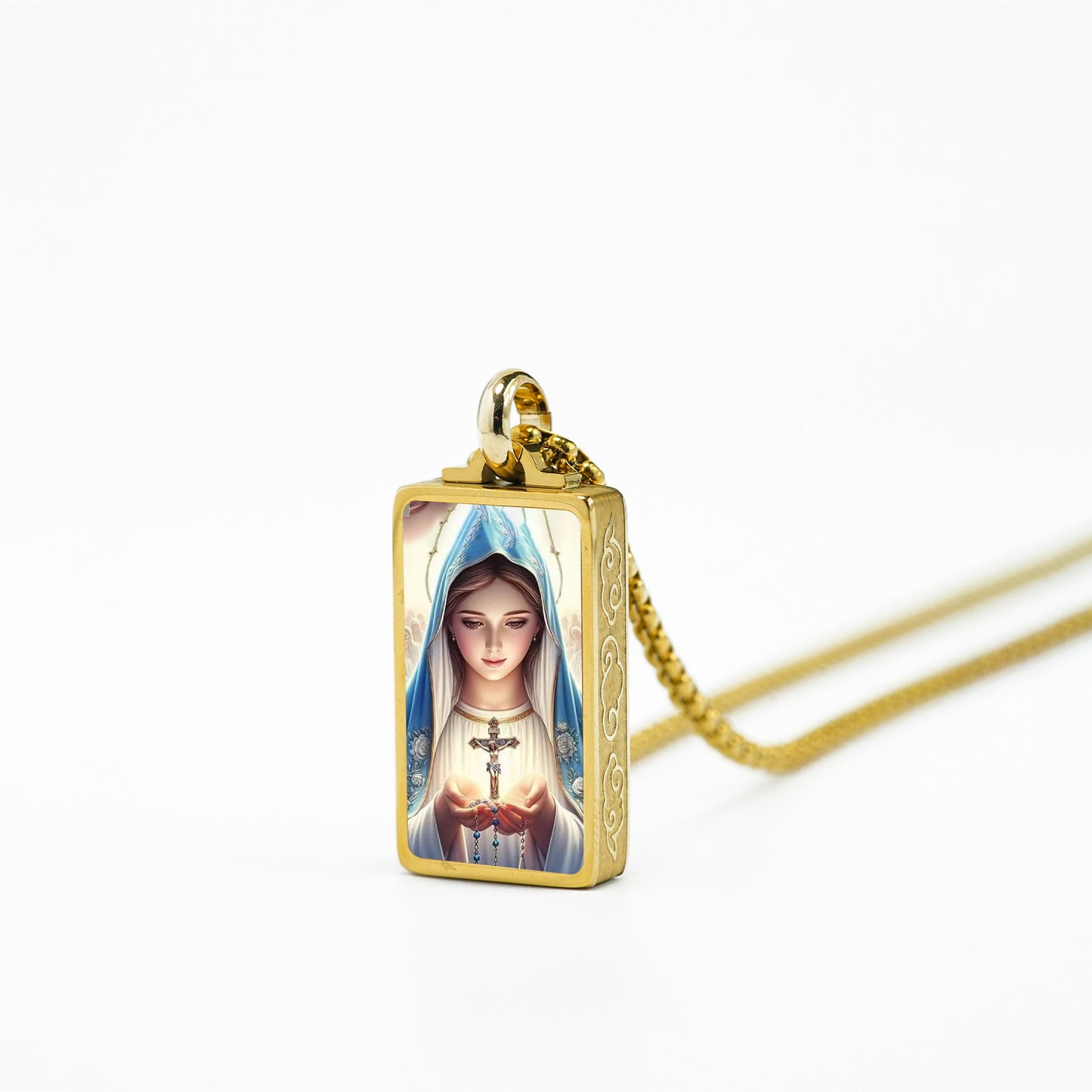 GIVELUCK Stainless Steel Fangtang Pendant Gold Large - Customized
