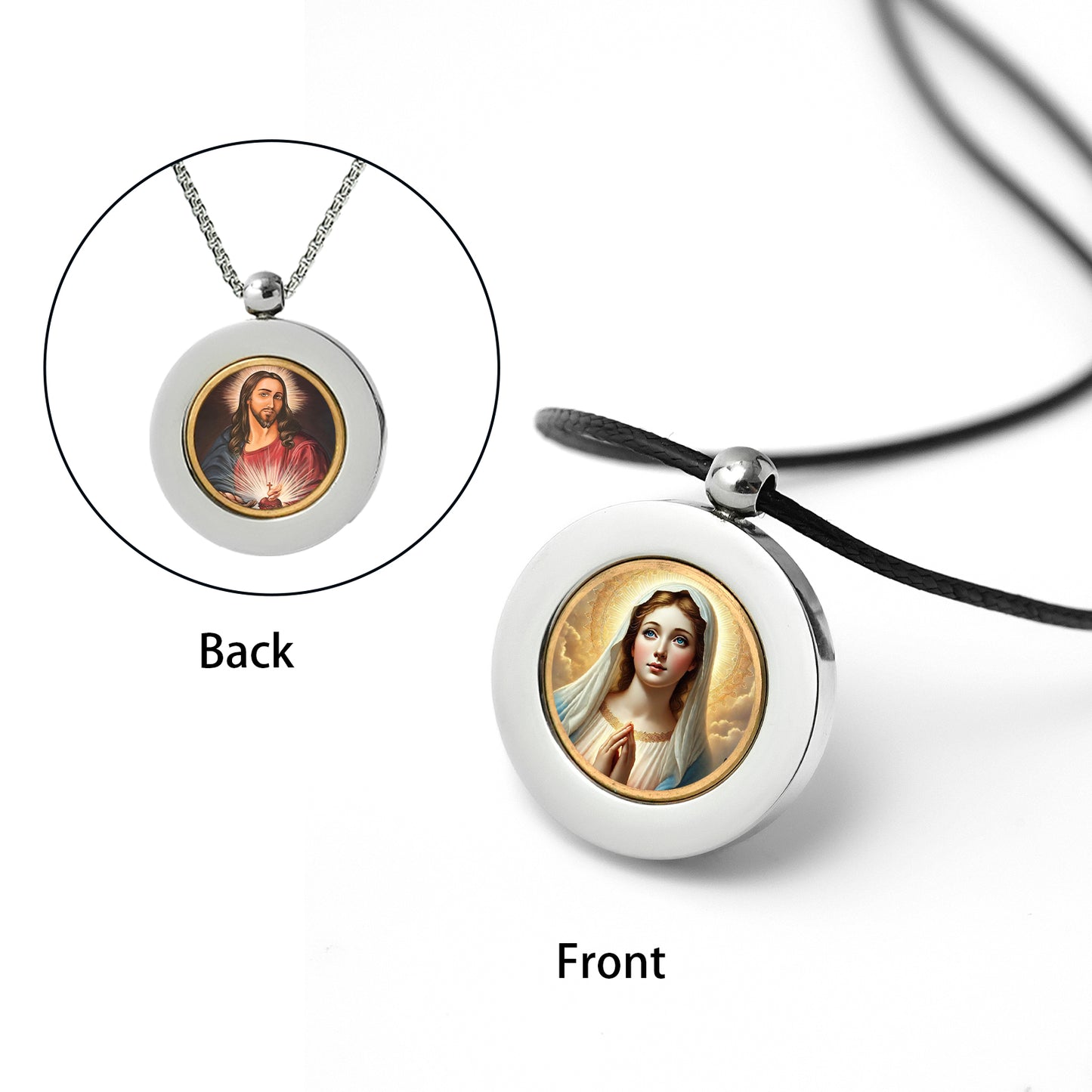 GIVELUCK Stainless steel double-sided small circle - customized