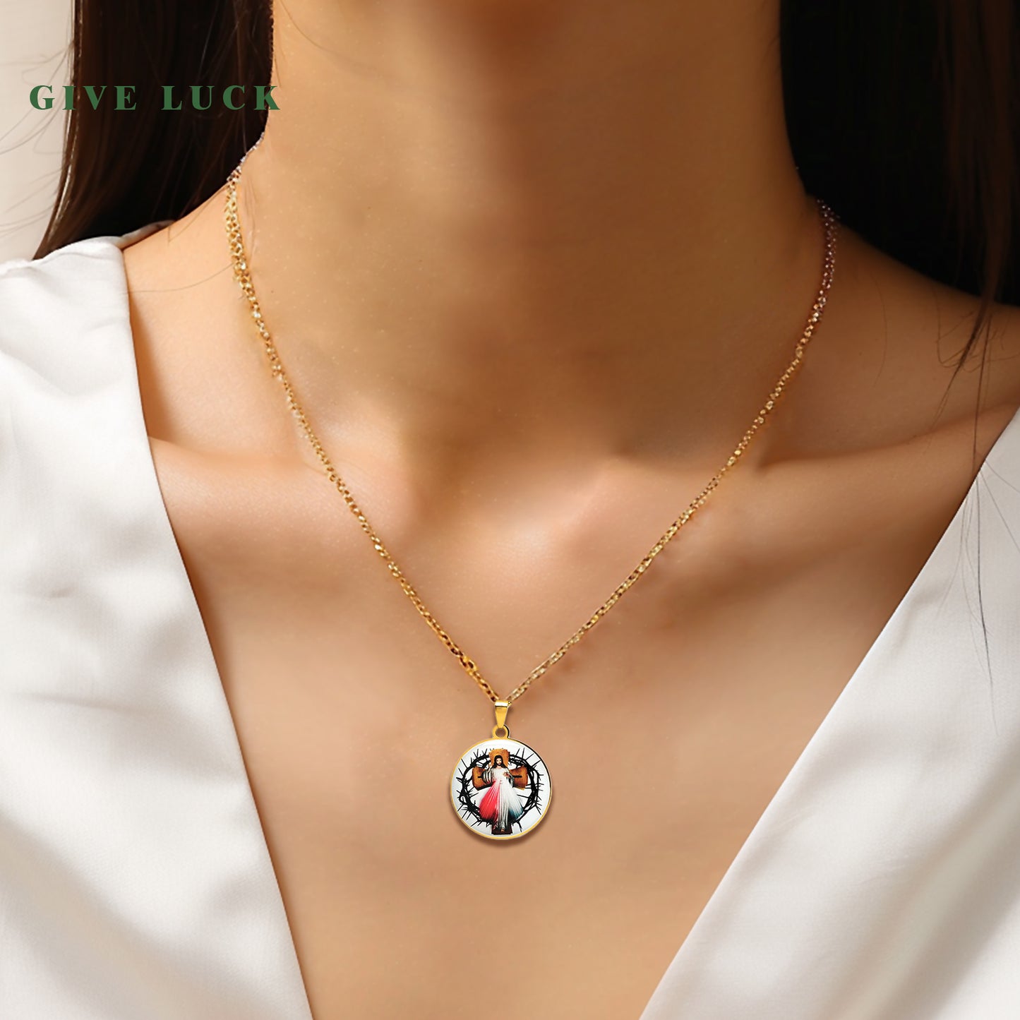 GIVELUCK stainless steel Brand Painted Circular Golden - Customized