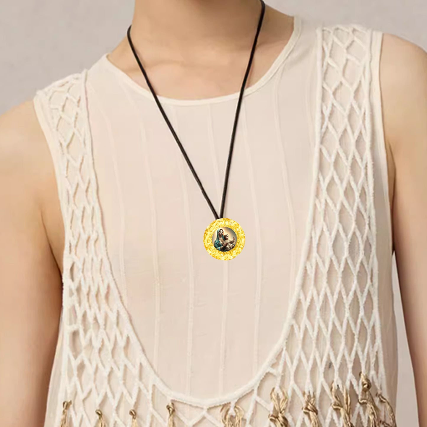 GIVLLUCK Glass small circle - yellow - pattern customization