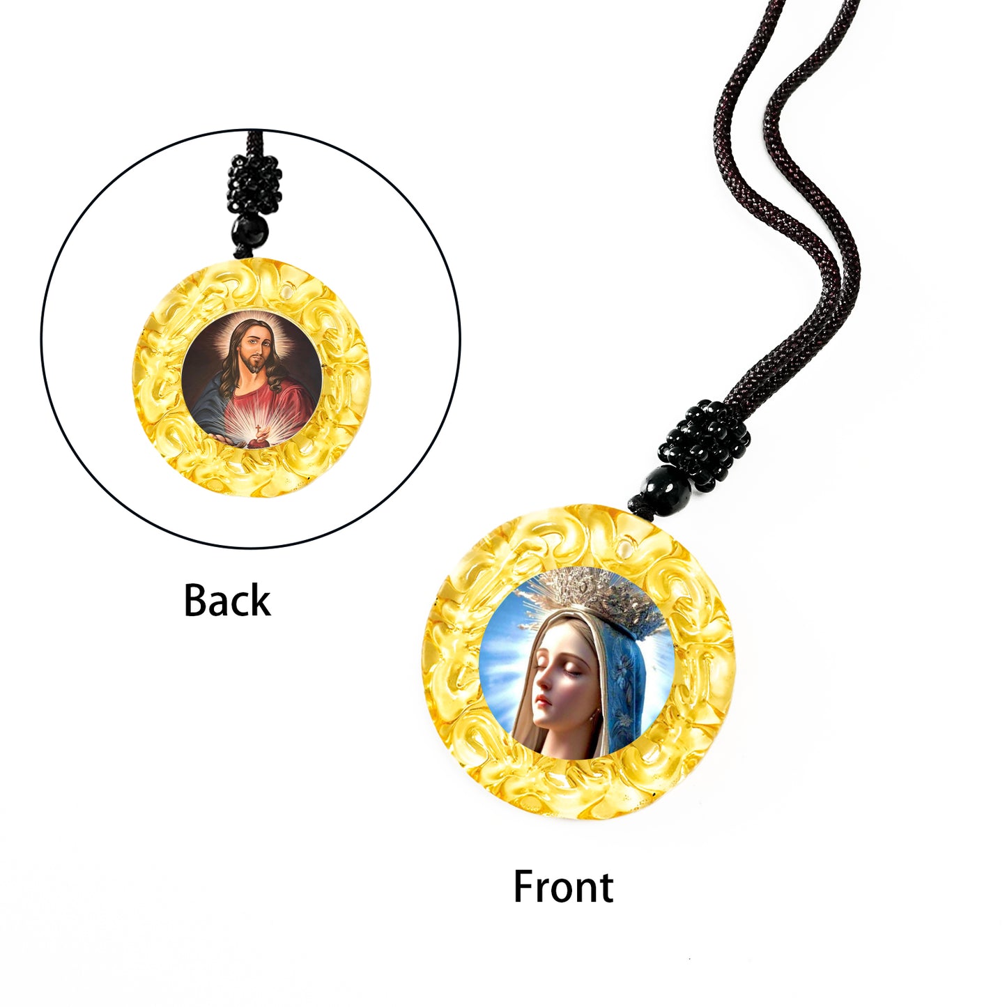GIVLLUCK Glass small circle - yellow - pattern customization
